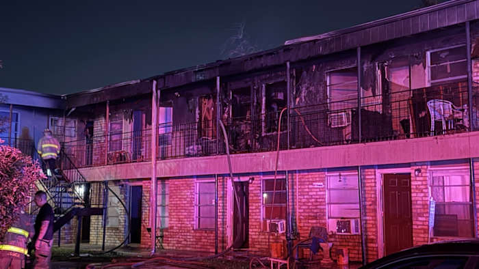 11 people displaced after fire damages second floor of West Side apartment, SAFD says