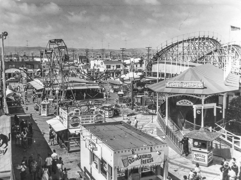 Belmont Park in Mission Beach in the early 1950s. (Photo courtesy Belmont Park)