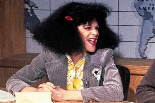 NBCU Photo Bank/NBCUniversal via Getty Gilda Radner as Roseanne Roseannadanna on 'Saturday Night Live' in 1979
