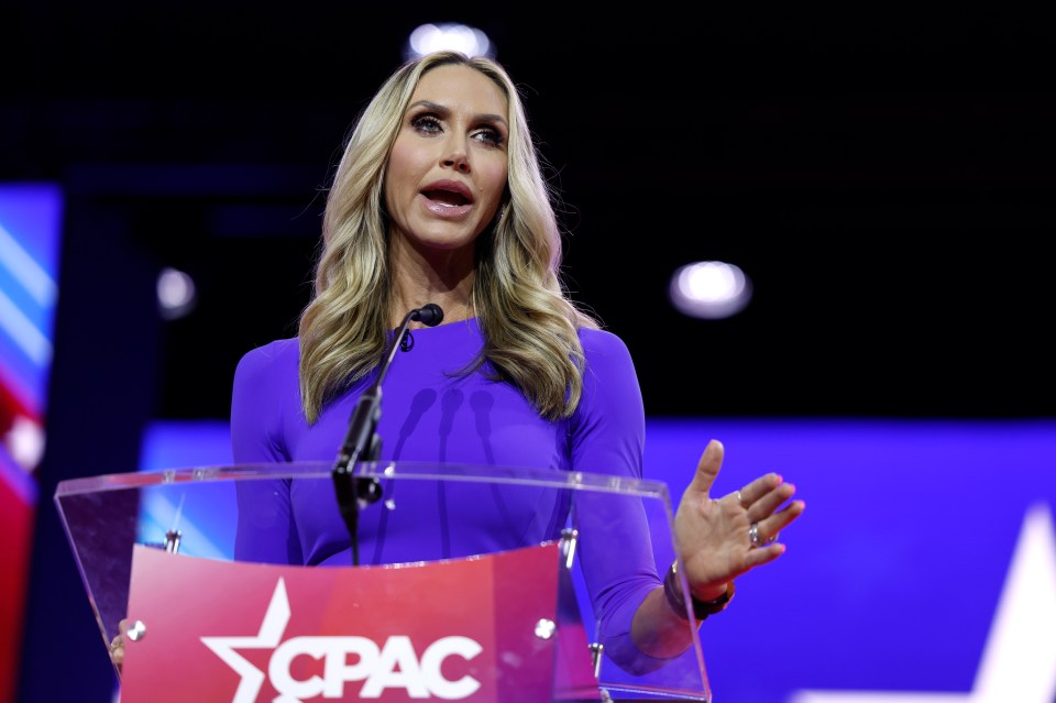 Lara Trump speaking at CPAC.