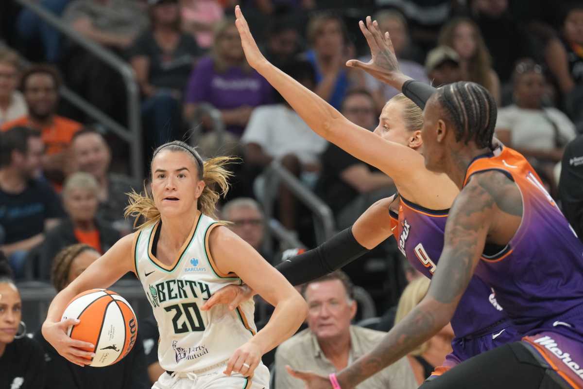 Liberty doomed by first-half slump, fall to Phoenix’s 3-point barrage