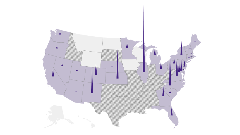 Tens of thousands of women traveled for abortion care again last year as state policies continue to shift