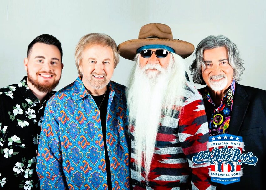 The Oak Ridge Boys will perform at the Thrasher-Horne Center on Oct. 12.