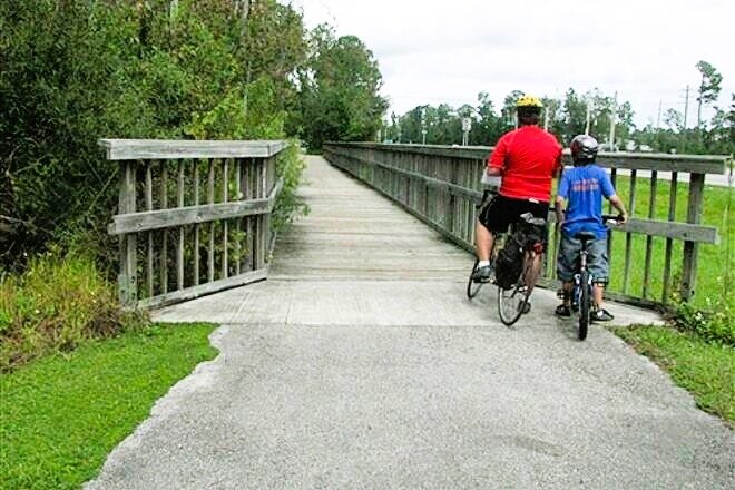 Work on the Black Creek Bike Trail will be in two phases, with a completion date of about the end of October.