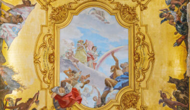 The ceiling of Palazzo Serristori in Florence