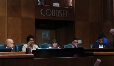 Houston City Council listens as the city's legislative team lays out the bills in the state's 89th legislative session. (Kevin Vu/Community Impact)