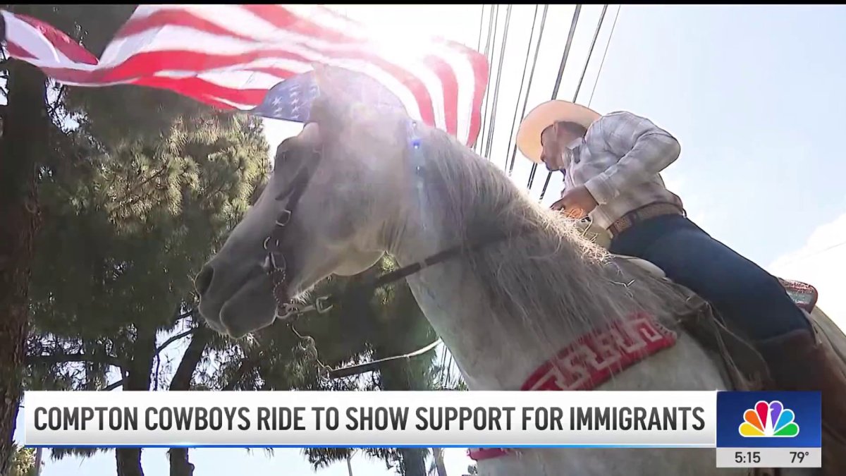 Compton Cowboys ride in support of LA’s immigrant community – NBC Los Angeles