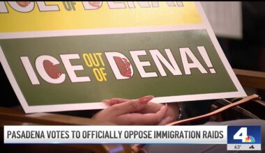 Pasadena votes to officially oppose immigration raids – NBC Los Angeles