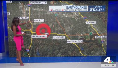Did you feel it? Small quake hits Sherman Oaks – NBC Los Angeles