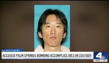 Accused Palm Springs bombing accomplice dies in custody – NBC Los Angeles