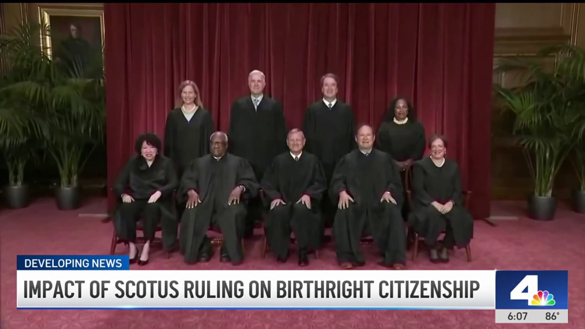 Supreme Court birthright ruling worries migrant communities, expecting mothers – NBC Los Angeles