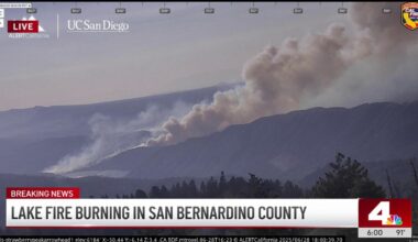 Lake Fire burns rapidly in San Bernardino County – NBC Los Angeles