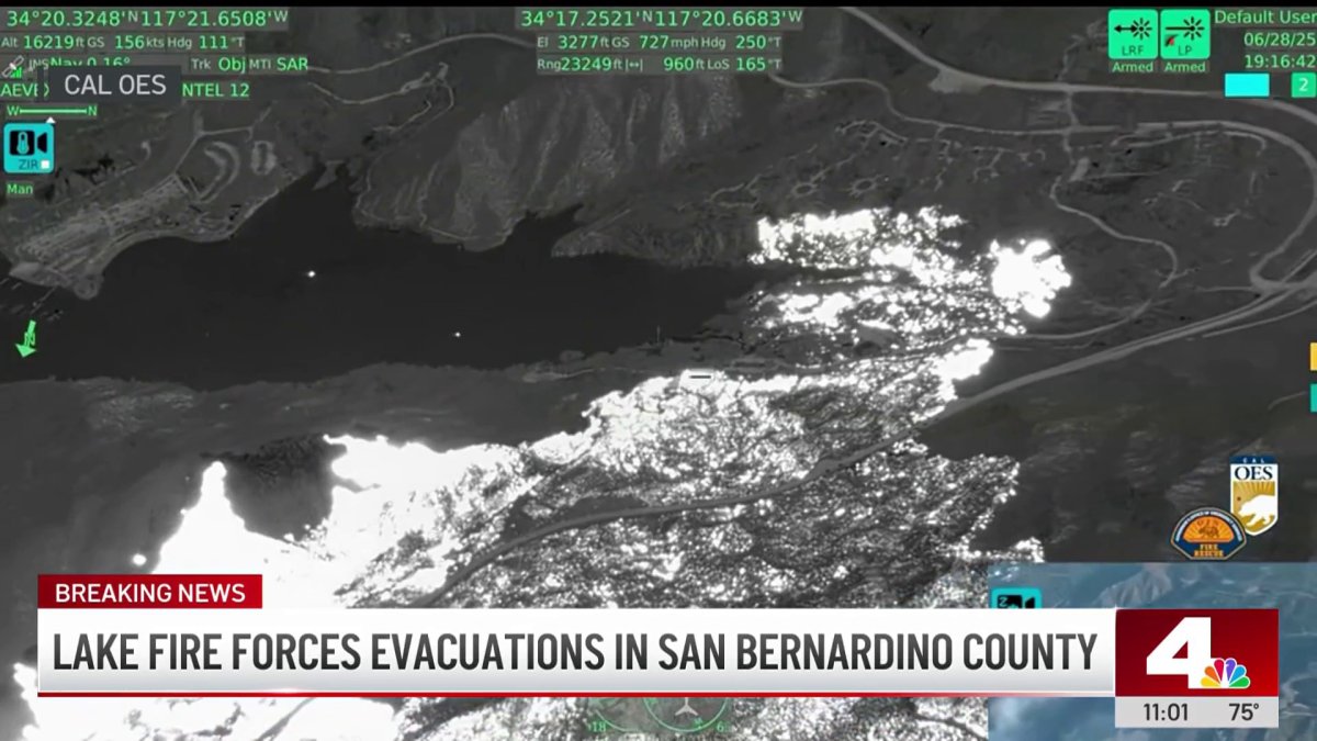 Lake Fire prompts evacuation orders in San Bernardino County – NBC Los Angeles