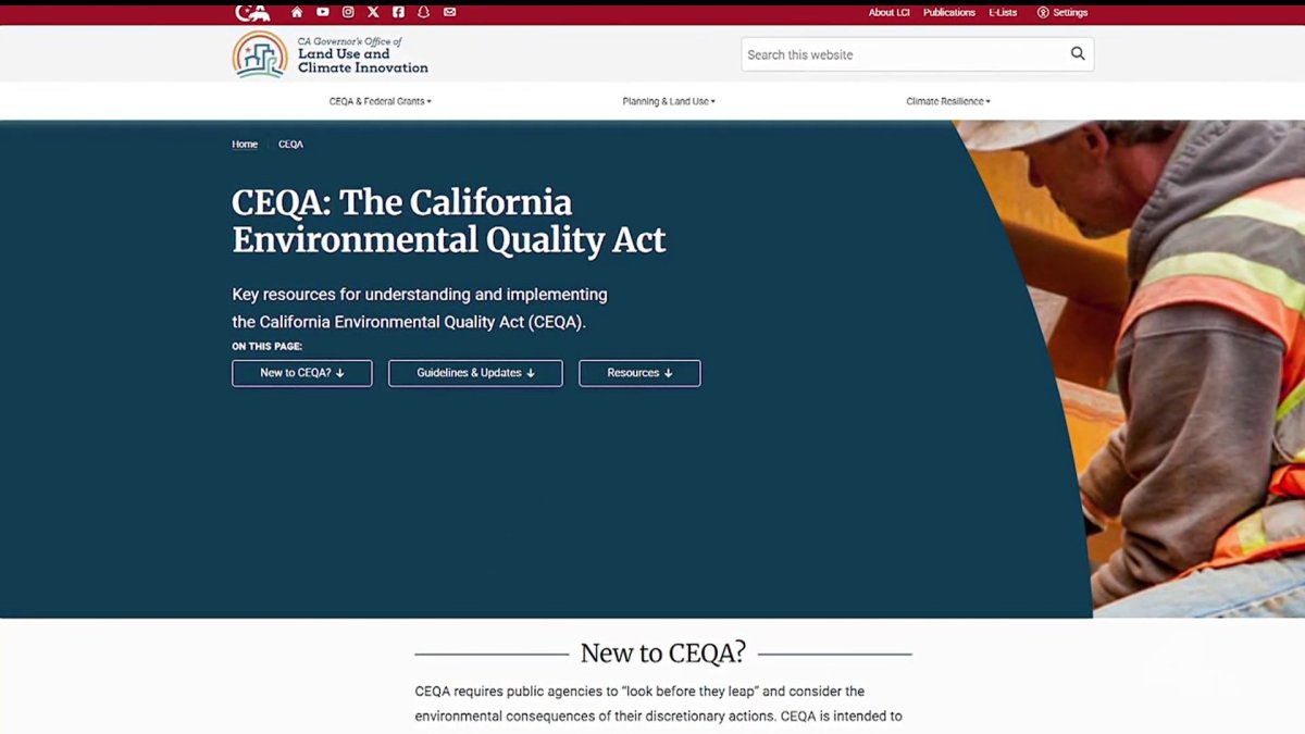 CA GOP supports CEQ reform – NBC Los Angeles