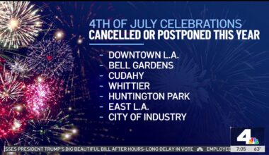Some greater LA communities cancel, postpone Independence Day festivities – NBC Los Angeles