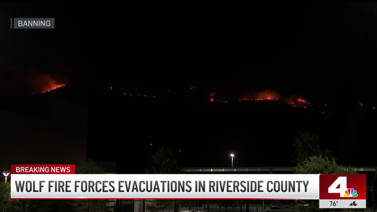 Wolf Fire forces evacuation orders in Riverside County – NBC Los Angeles
