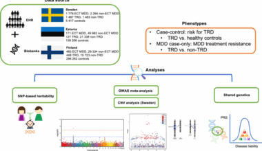 Genome-wide association meta-analysis and rare copy number variant analysis of treatment-resistant depression