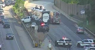 I-476 southbound closed due to crash in Nether Providence Township, Pennsylvania