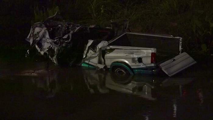 ‘God was with him:’ Teen goes airborne during crash in west Harris County before landing in bayou