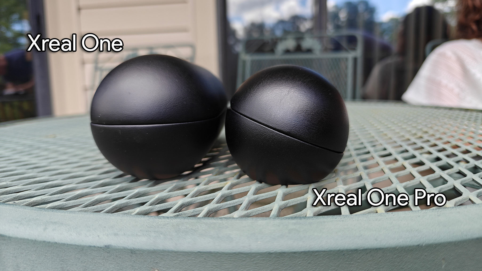 Xreal One vs Xreal One Pro case size comparison