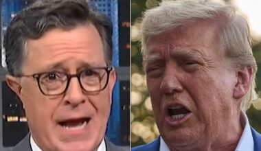 Stephen Colbert Spots Exact Moment Trump Was 'So Projecting'