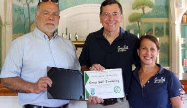 Cheers! Grey Sail Brewing wins award for environmental sustainability | Westerly
