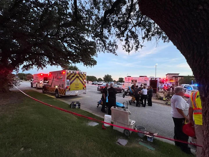 Fort Worth firefighters respond to a two-alarm fire at Hulen Mall on Friday night, June 27. Shoppers and employees were evacuated from the mall.