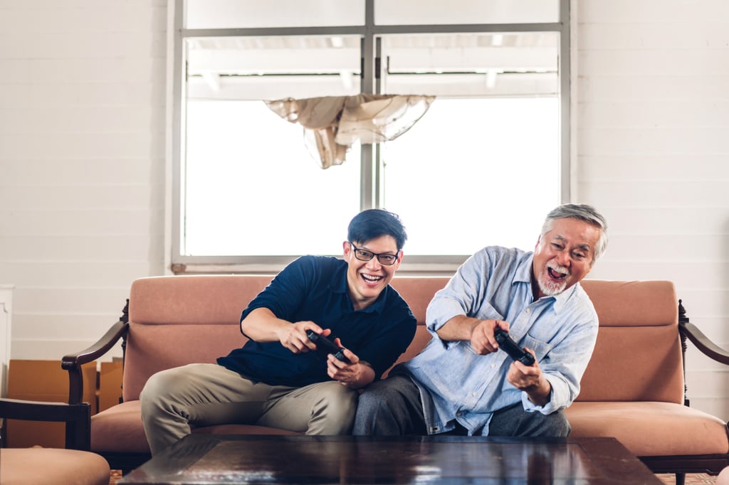 So-called full-time grandchildren can turn an elderly relative’s day into a fun experience. Photo: Shutterstock