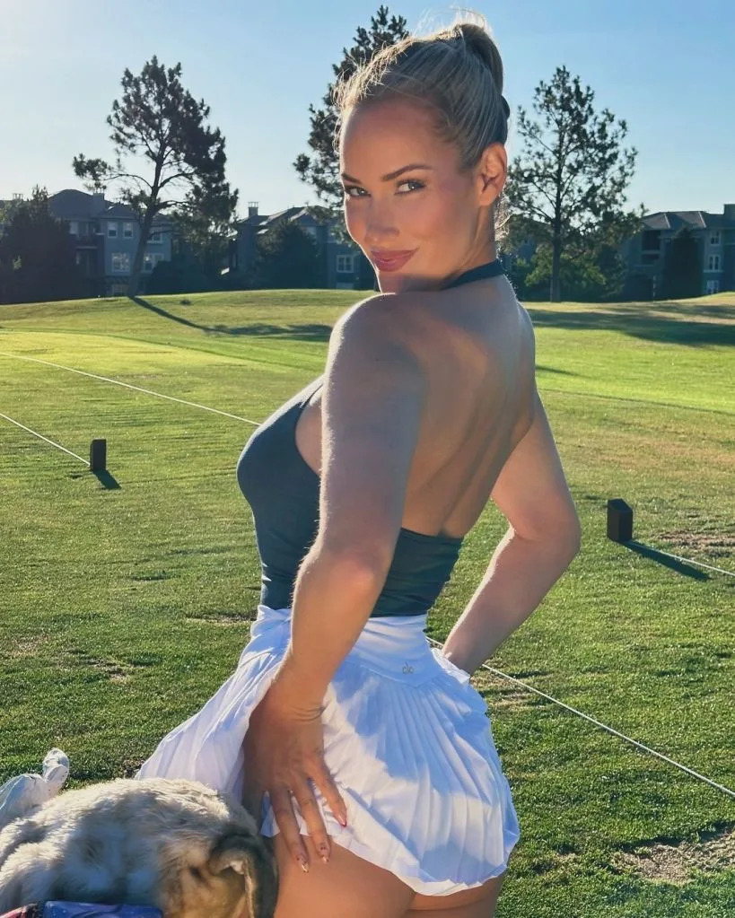 The golf influencer frequently posts content about the sport in revealing looks. Instagram