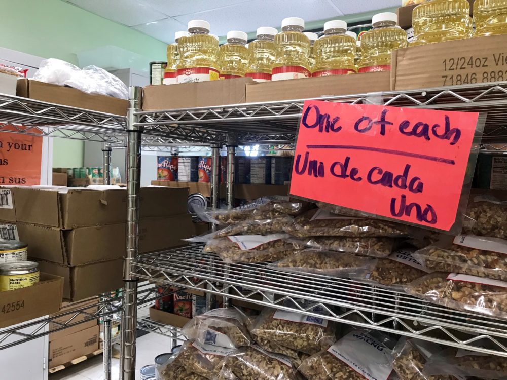 The ECHOS pantry does not require people to give out any sensitive personal information to access food.