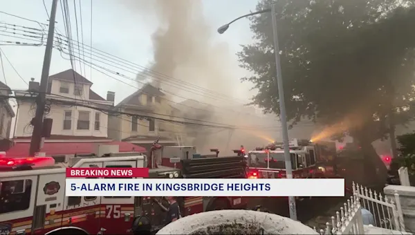 3 firefighters injured, 1 critically, in Kingsbridge Heights fire; EMS worker also hurt