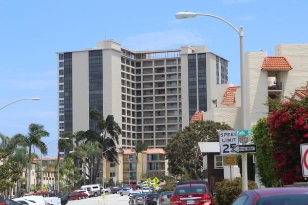 The high-rise condominium development at 939 Coast Blvd. in La Jolla, completed in 1966, triggered local efforts to prevent similar projects. (File)