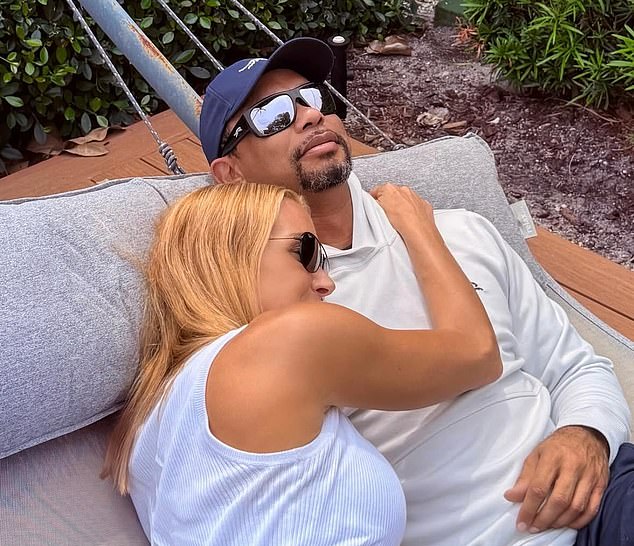 Woods and Trump went public with their relationship back in March and asked for privacy