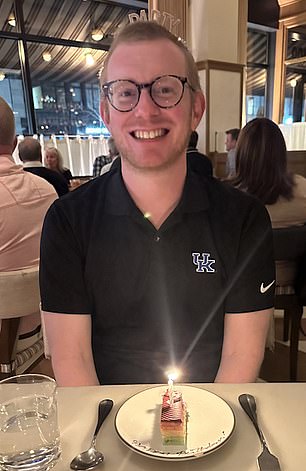 Matthew Rosenblum, pictured here, thought his bone-white stools were from Crohn's disease