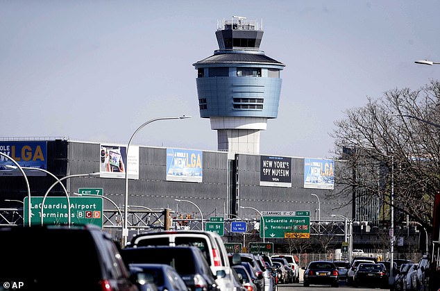 Because of the delay of some arriving flights, departing flights are expected to be set back as well. (Pictured: File image of LaGuardia Airport)
