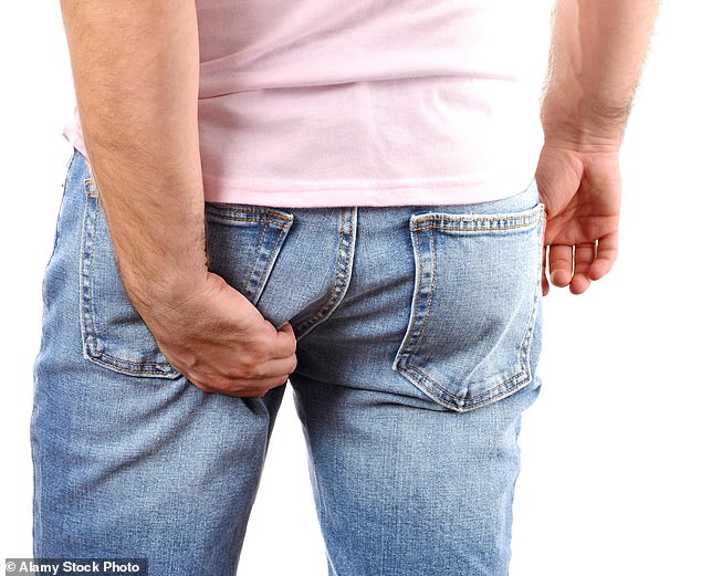 Dr. Goldstein described anal warts as 'painful and itchy' and said they can 'lead to bleeding' (stock image)