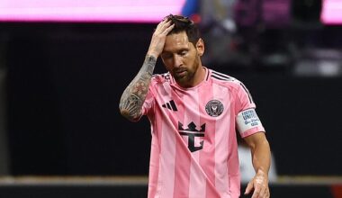 Lionel Messi's Inter Miami conceded four goals in the first half of Sunday's game against PSG