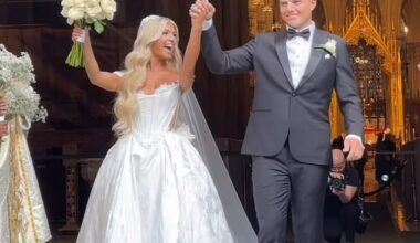 Zack and Nicolette Wilson tied the knot on Saturday in New York City at St. Patrick's Cathedral