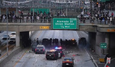2 juveniles suspected of throwing rocks at CHP during downtown LA protest – Whittier Daily News