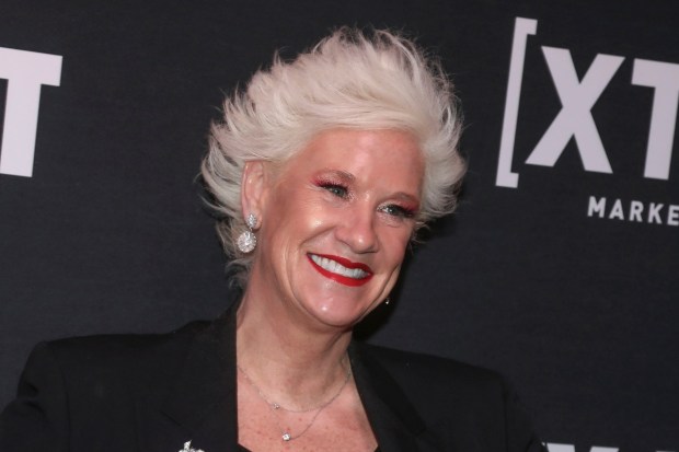 Chef Anne Burrell attends City Harvest Presents The 2025 Gala: Carnaval on April 22, 2025, in New York. (Andy Kropa/Invision/AP)