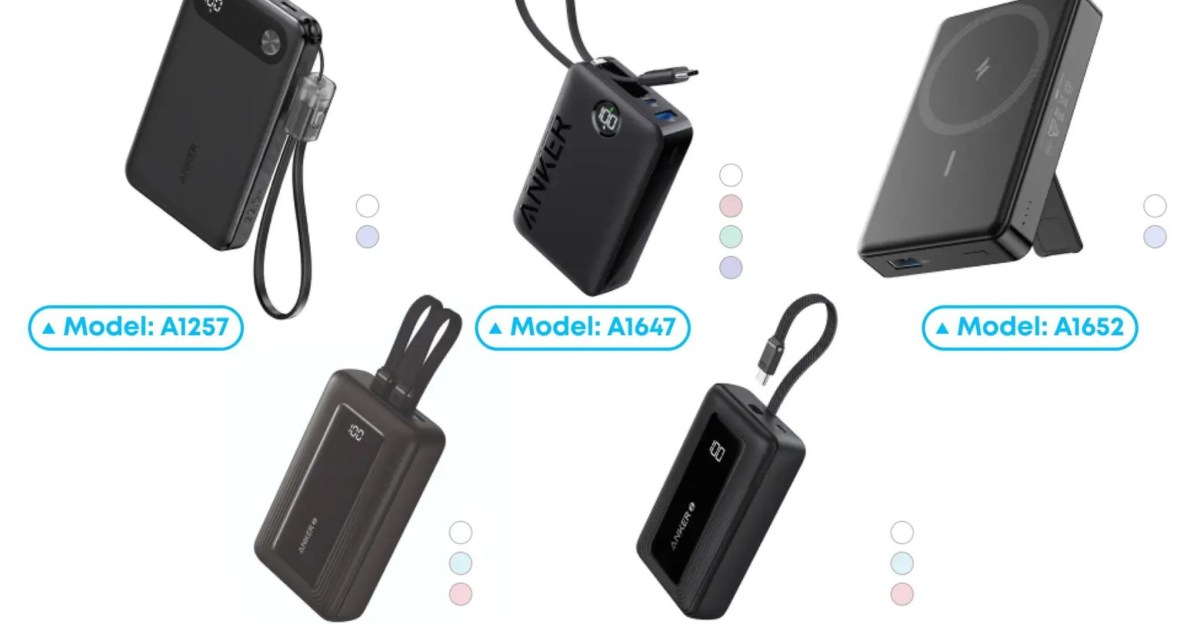 Anker is recalling another five power banks over fire risks