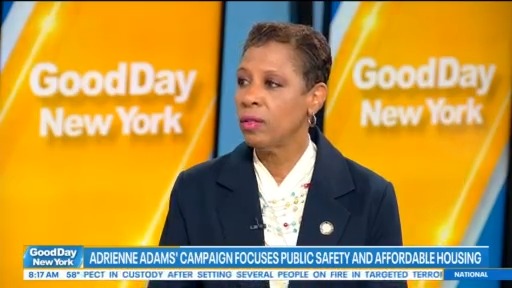 NYC mayoral candidate Adrienne Adams talks camaraderie with others running