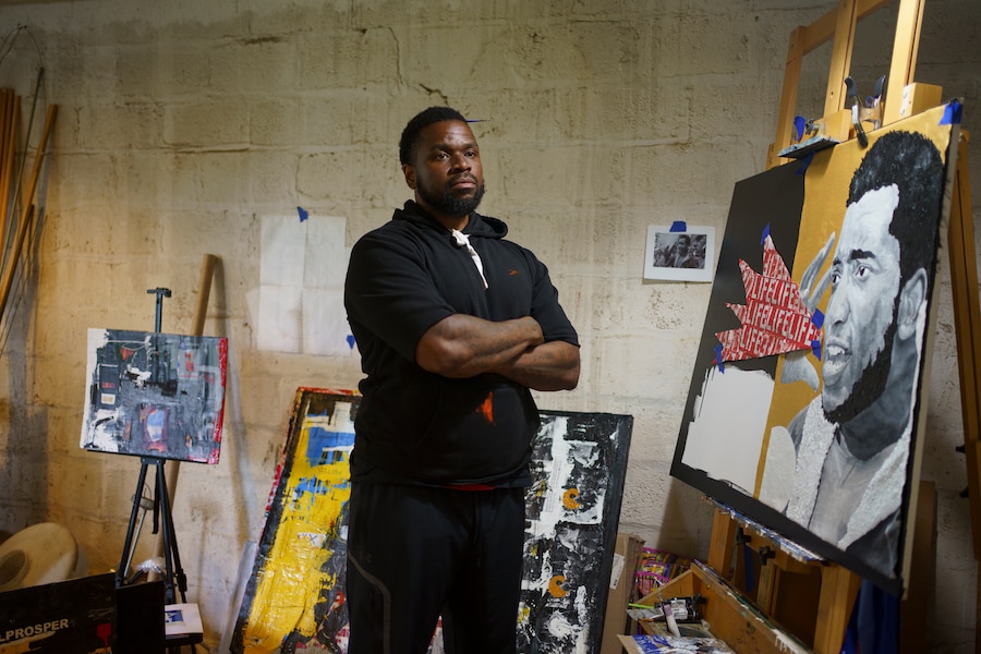 Painting brings a former prison inmate second chance, self-love