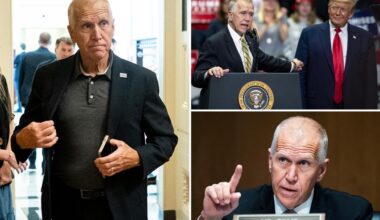 GOP Sen. Thom Tillis passes on reelection bid after stoking Trump’s ire by voting against 'big beautiful bill'