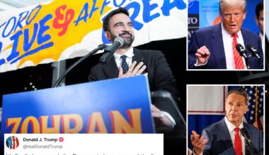 Trump blasts Zohran Mamdani as a '100% Communist Lunatic' in scathing NYC mayoral rant