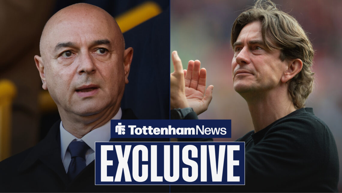 Daniel Levy, Thomas Frank, Tottenham.