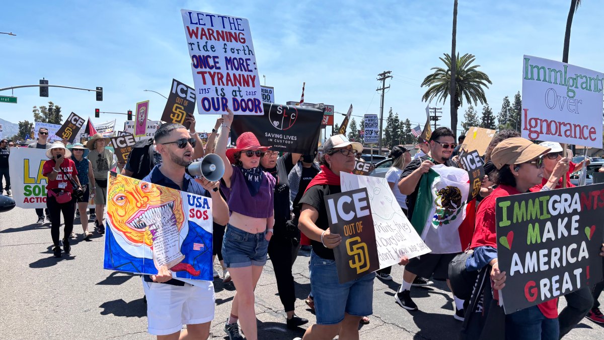 El Cajon Community Members Hold March for Immigrants – NBC 7 San Diego