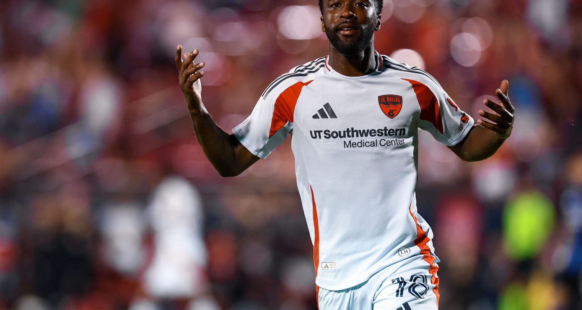 Shaq Moore celebrated his goal against San Jose Earthquakes, June 25, 2025. (Matt Visinsky, 3rd Degree)