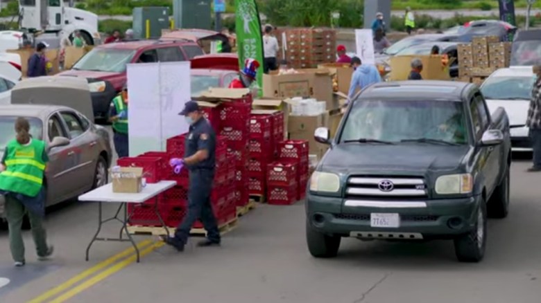 Food bank distribution