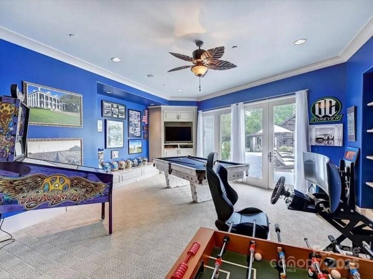 Game Room - Ricky Stenhouse Jr - NASCAR mansion